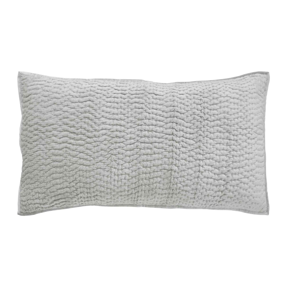 Laguna Pick Stitch Velvet Sham Sham By Orchids Lux Home