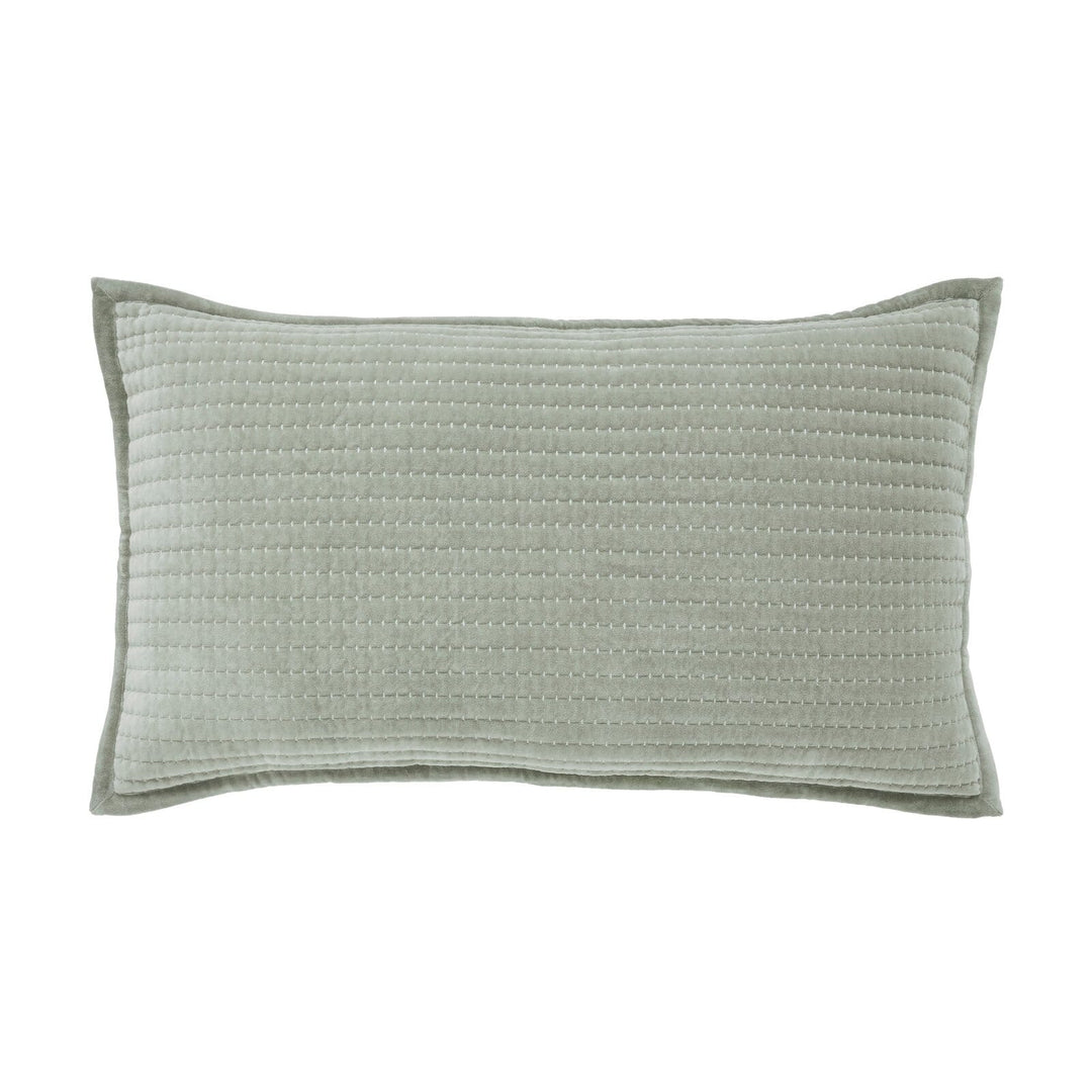 Milton Channel Stitched Velvet Sham Sham By Orchids Lux Home