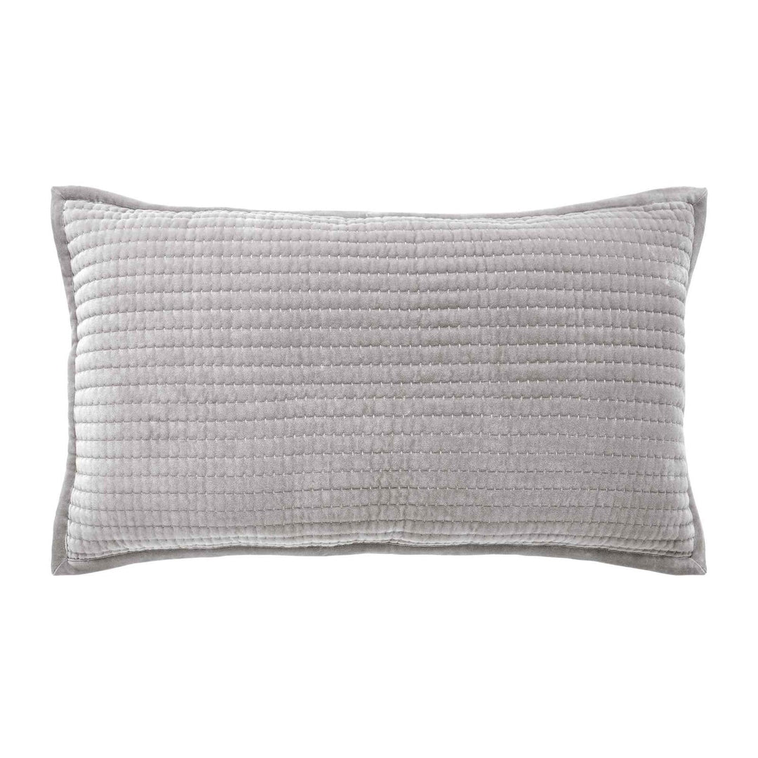 Milton Channel Stitched Velvet Sham Sham By Orchids Lux Home