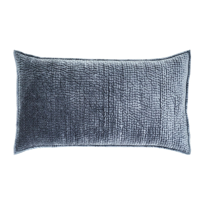 Laguna Pick Stitch Velvet Sham Sham By Orchids Lux Home