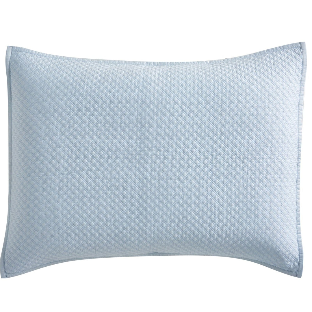 Valentina Diamond Quilted Sateen Sham Sham By Orchids Lux Home