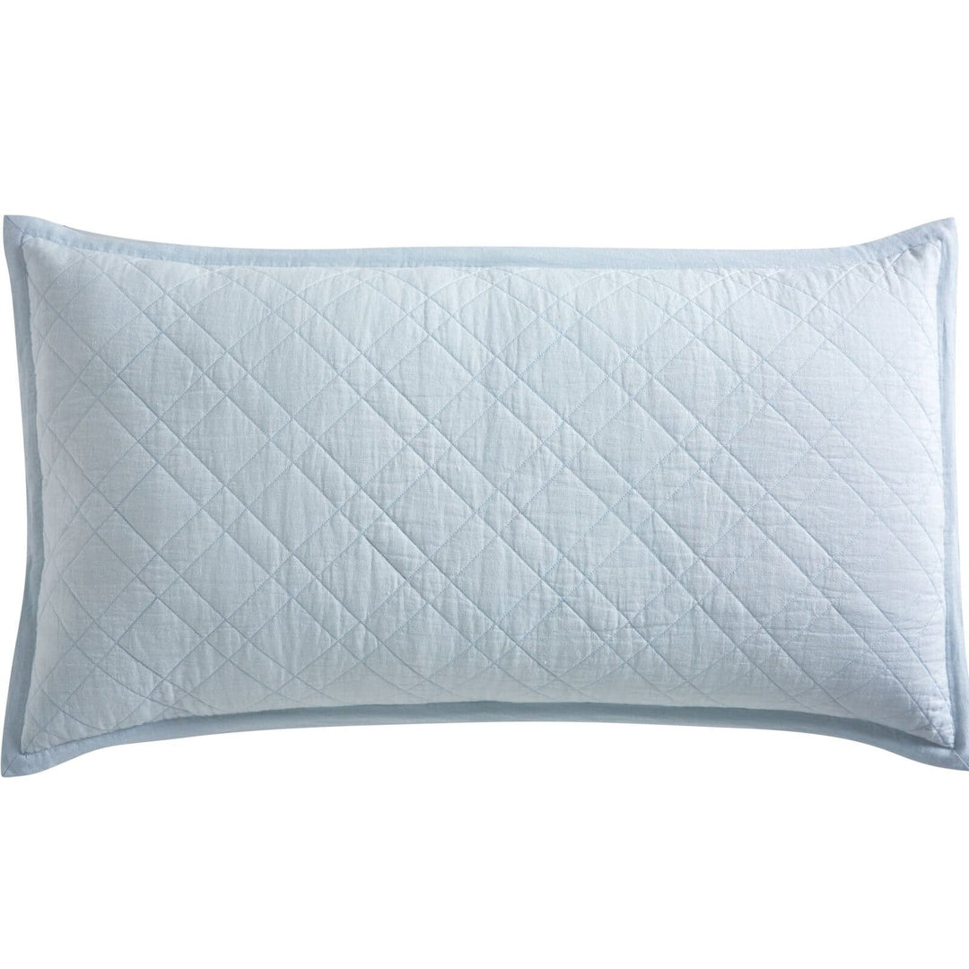 Chloe European Linen Diamond Sham Sham By Orchids Lux Home