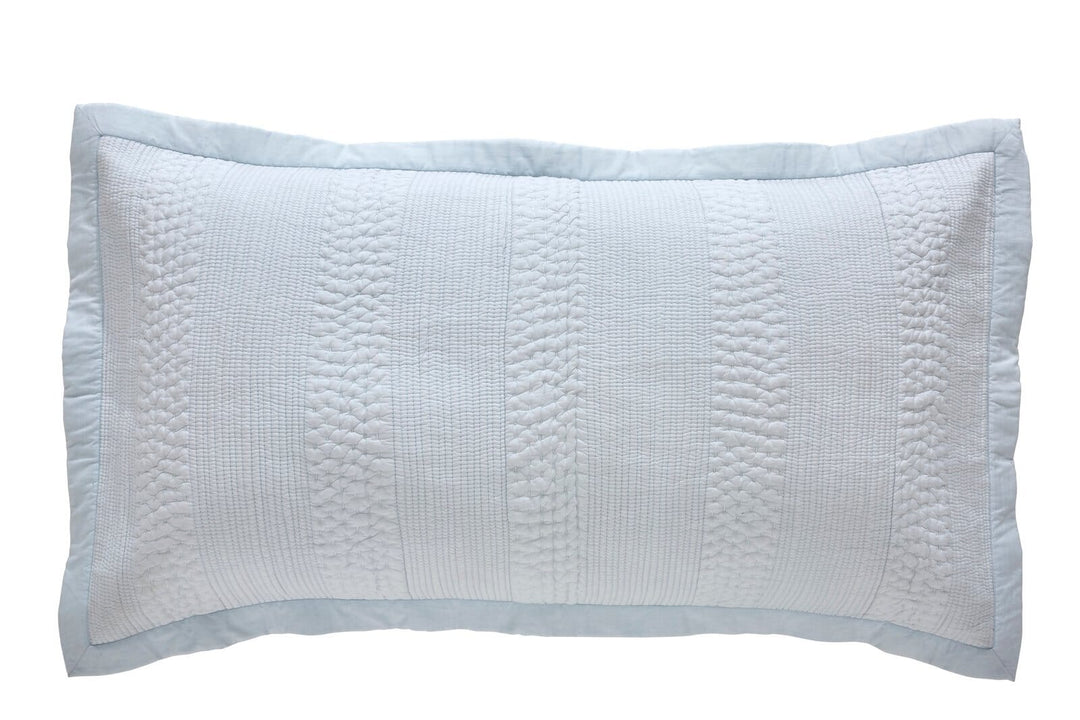 Laysan Channel Quilted Cotton Sham Sham By Orchids Lux Home