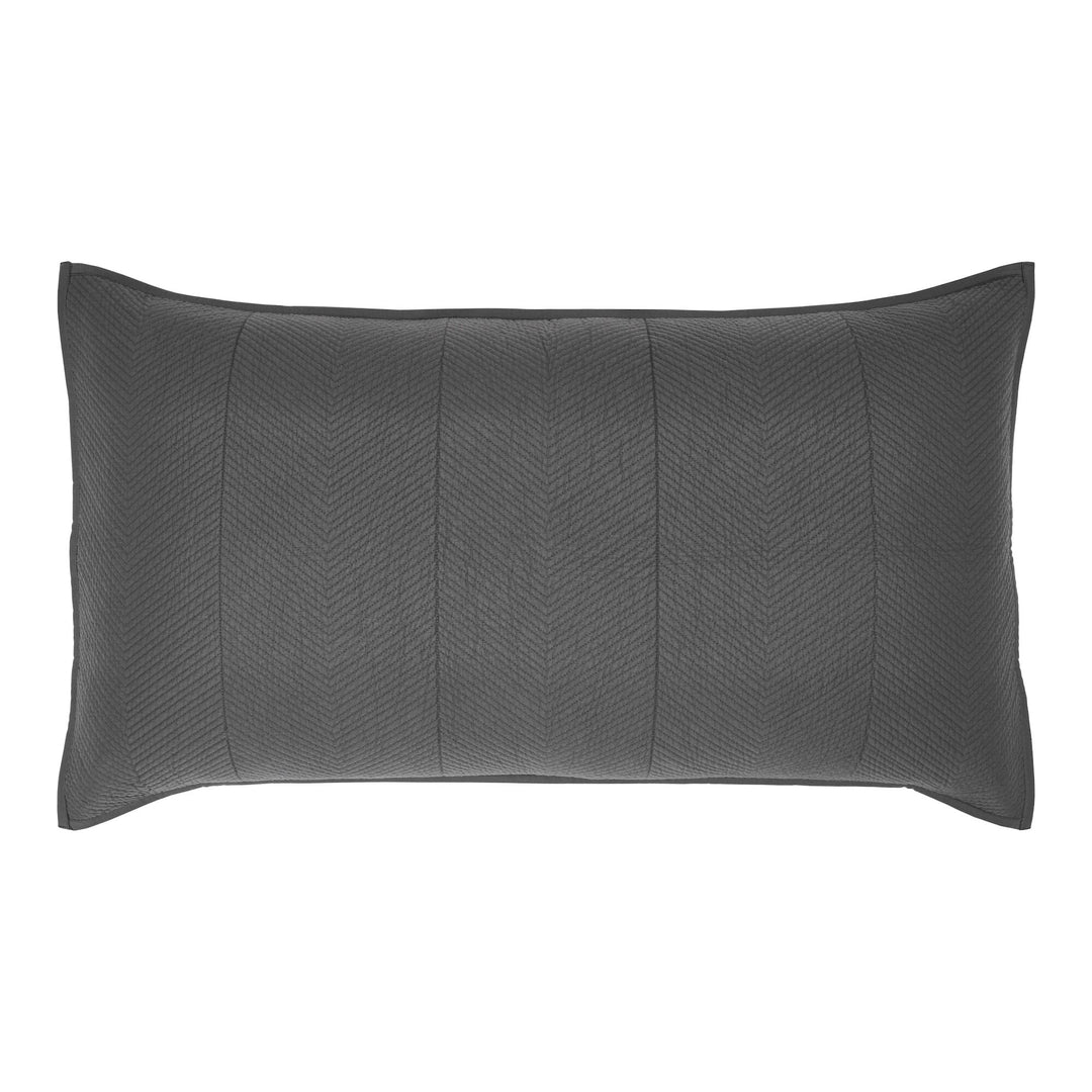 Athena Chevron Cotton Sateen Sham Sham By Orchids Lux Home