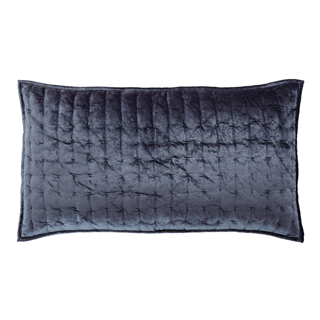 Luna Hand Pinched Velvet Sham Sham By Orchids Lux Home