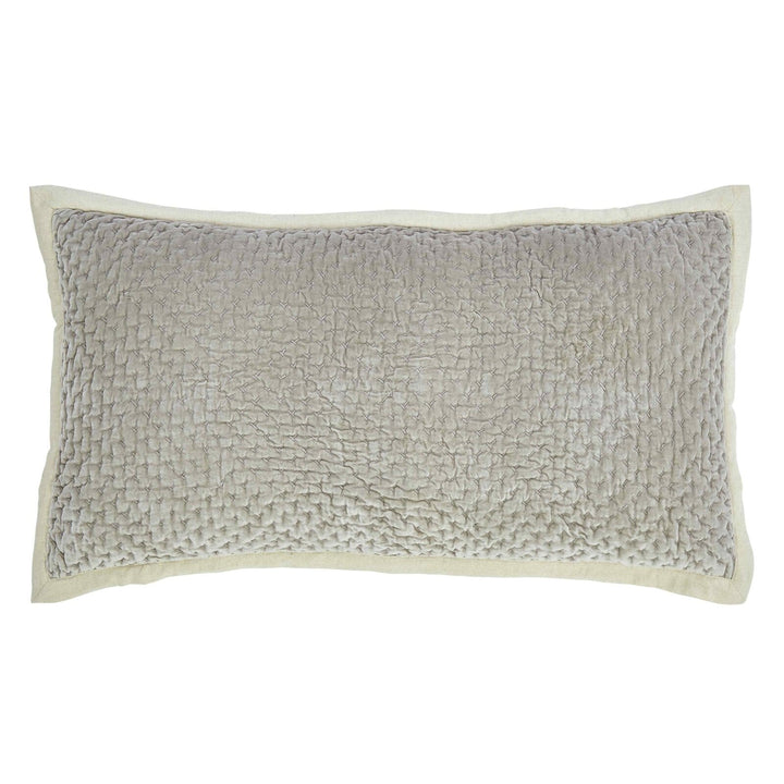 Maui Cross Stitch Velvet Sham Sham By Orchids Lux Home