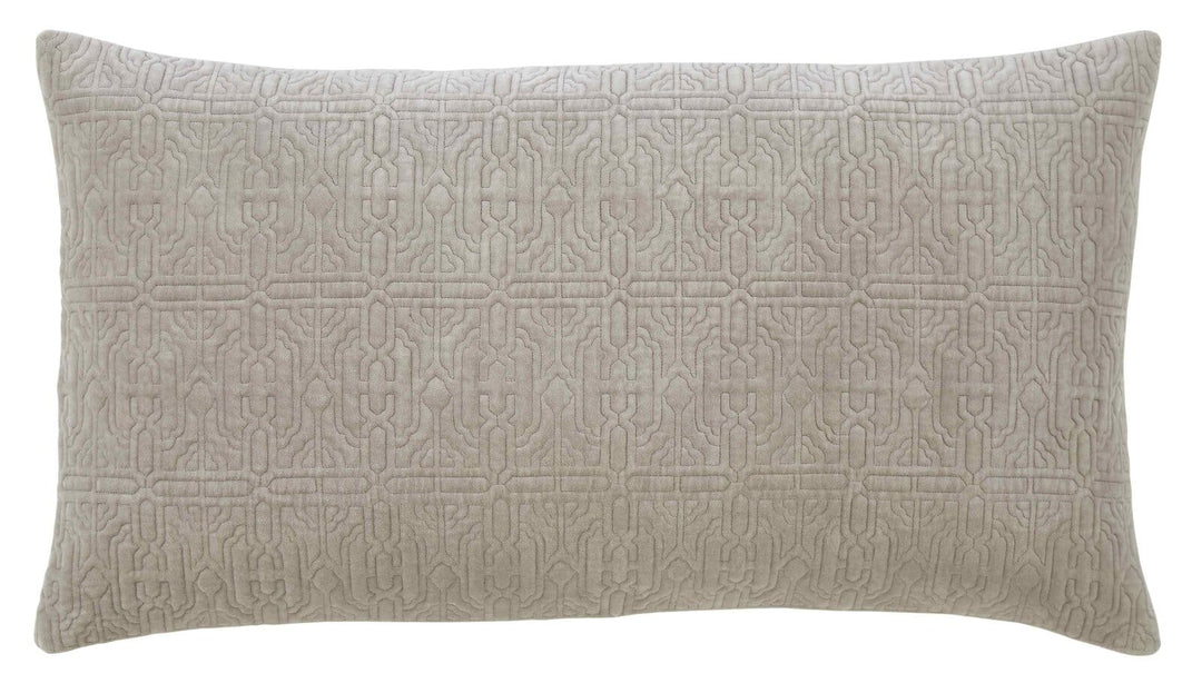 Duke Geometric Cotton Velvet Sham Sham By Orchids Lux Home