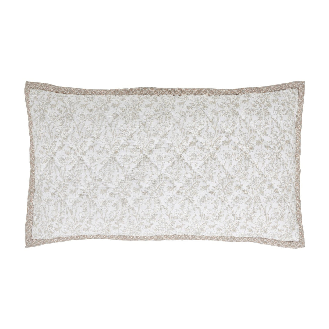 Bliss Printed Cotton Sham Sham By Orchids Lux Home