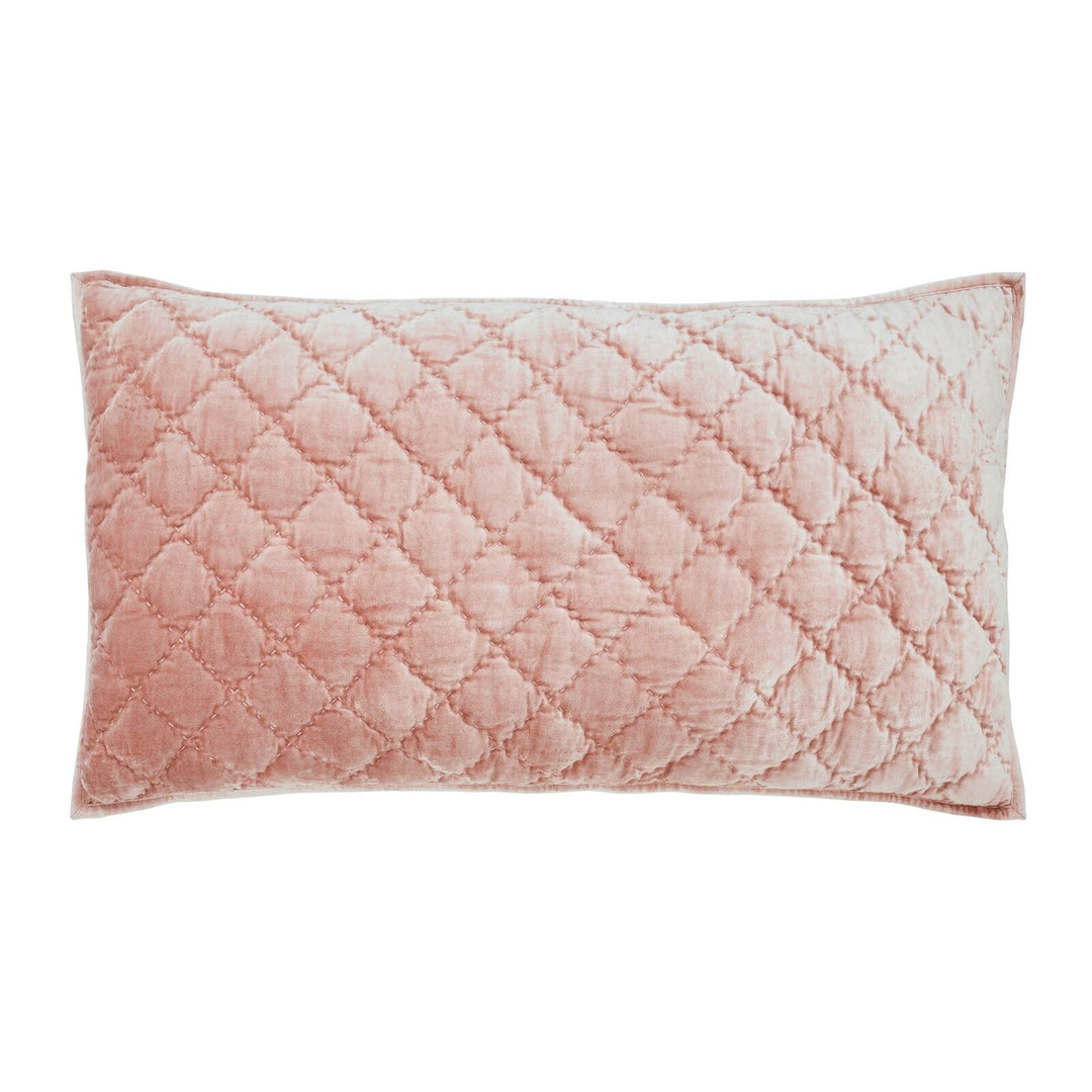 Clermont Diamond Velvet Sham Sham By Orchids Lux Home
