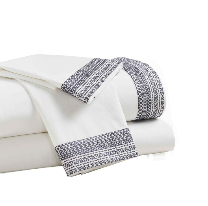 Olivia Cotton Percale 300 Thread Count Sheet Set Sheet Set By Orchids Lux Home