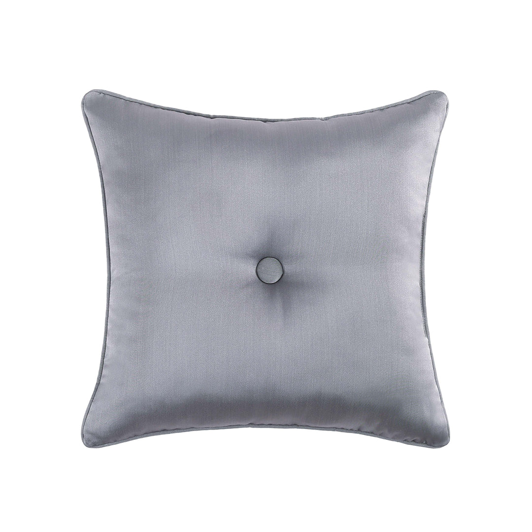 Krista Powder Blue Square Decorative Throw Pillow 18" x 18" Throw Pillows By J. Queen New York