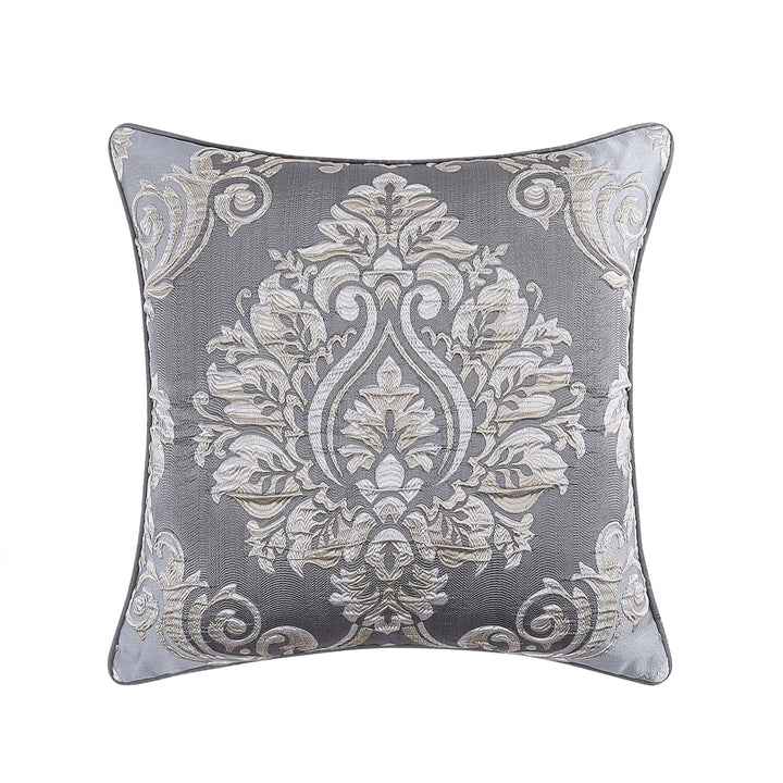 Krista Powder Blue Square Decorative Throw Pillow 20" x 20" Throw Pillows By J. Queen New York