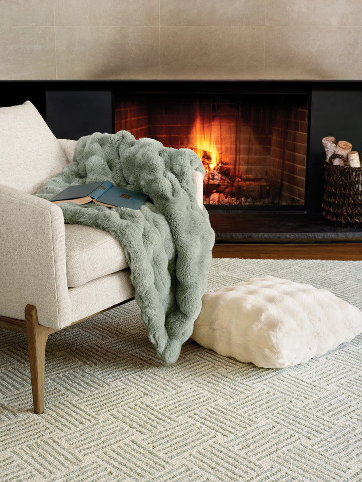 Layers Desert Sage Hand Hooked Wool Rug Rug By Annie Selke