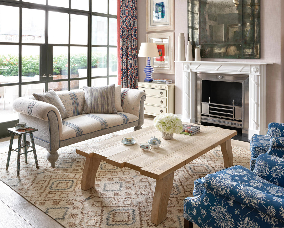 Jelly Roll Sky Handwoven Wool Rug Rug By Annie Selke