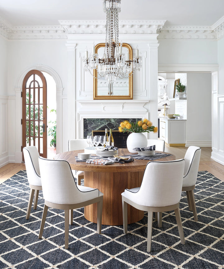 Kali Black Handwoven Jute Rug Rug By Annie Selke