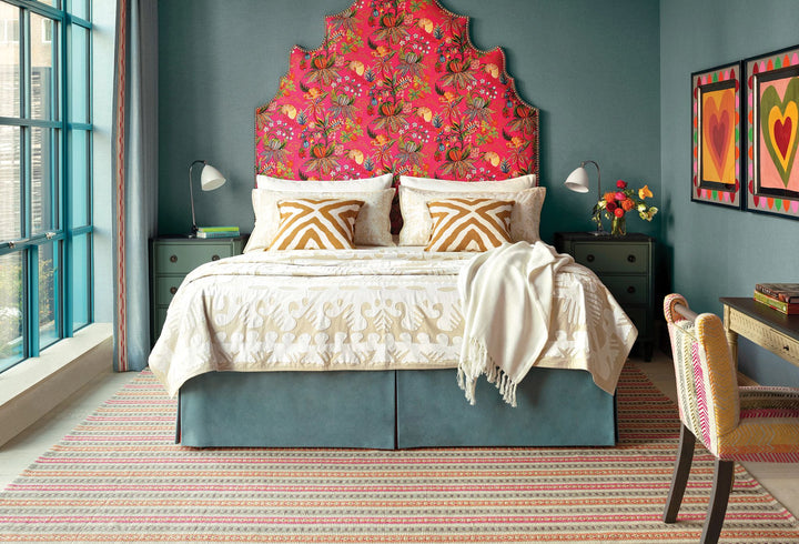 Long Slade Spice Handwoven Cotton Rug Rug By Annie Selke