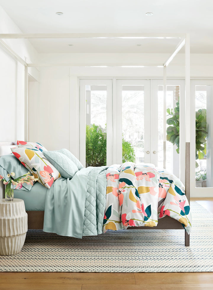 Poppy Blue Handwoven Wool Rug Rug By Annie Selke