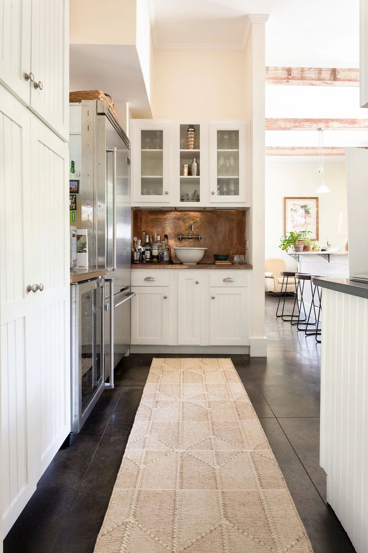 Ojai Wheat Hand Loom Knotted Cotton Rug Rug By Annie Selke