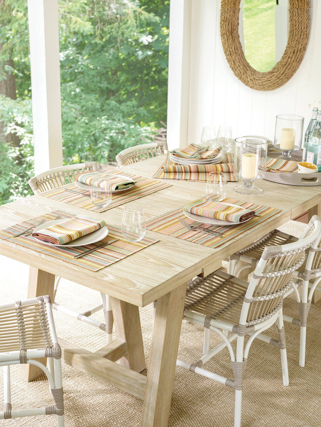 Pebble Natural Handwoven Performance Rug Rug By Annie Selke