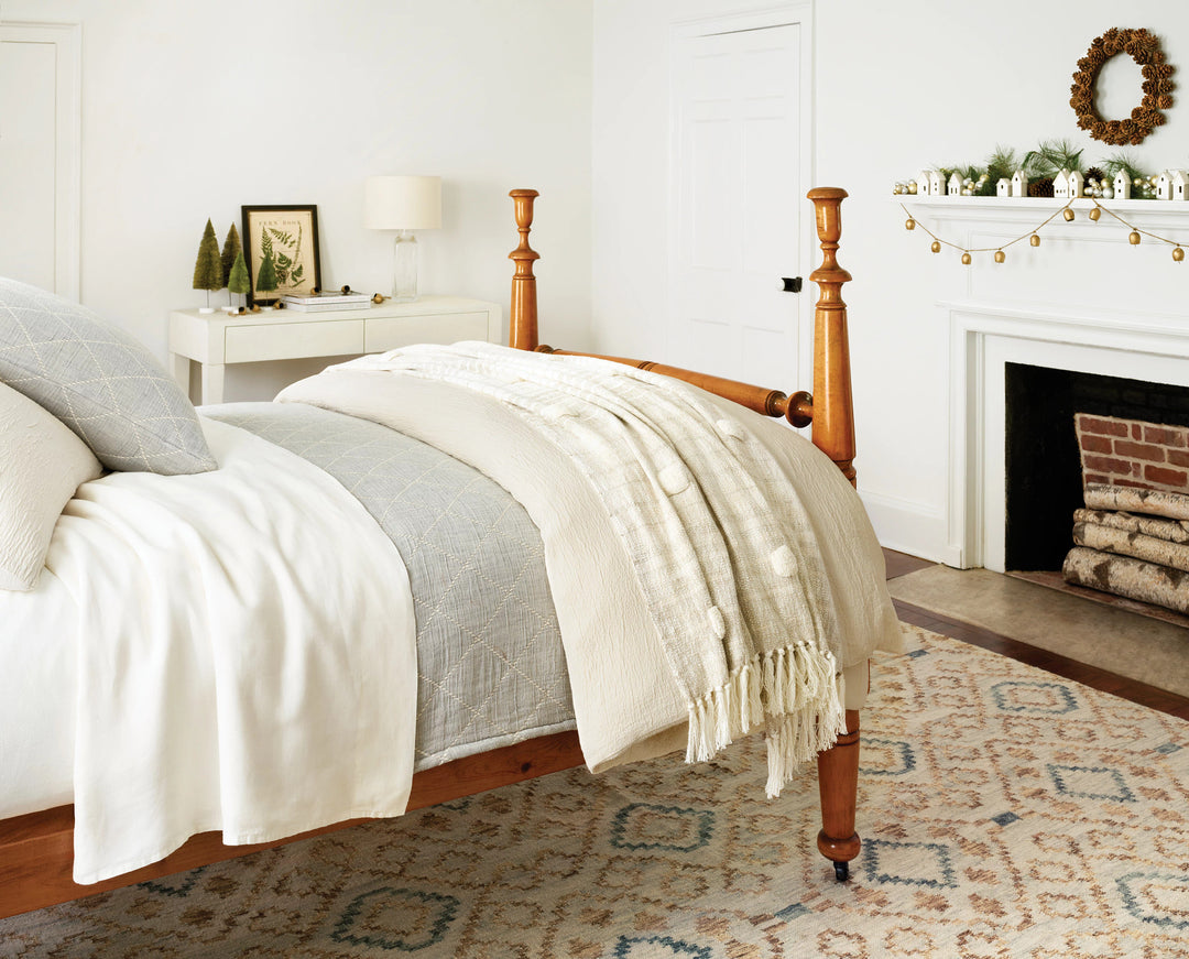 Jelly Roll Sky Handwoven Wool Rug Rug By Annie Selke