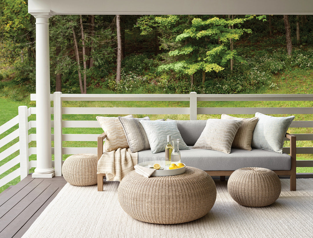 Veranda Ivory Handwoven Performance Rug Rug By Annie Selke