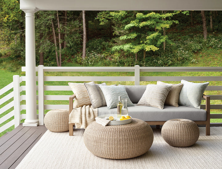 Veranda Ivory Handwoven Performance Rug Rug By Annie Selke