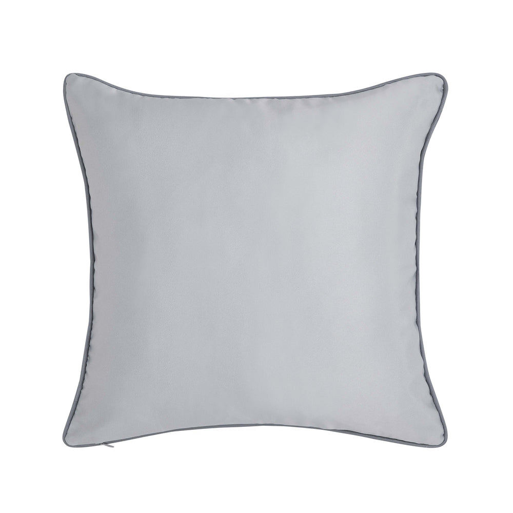 Lisbon Ivory Embellished Square Decorative Throw Pillow 18" x 18" Throw Pillows By J. Queen New York