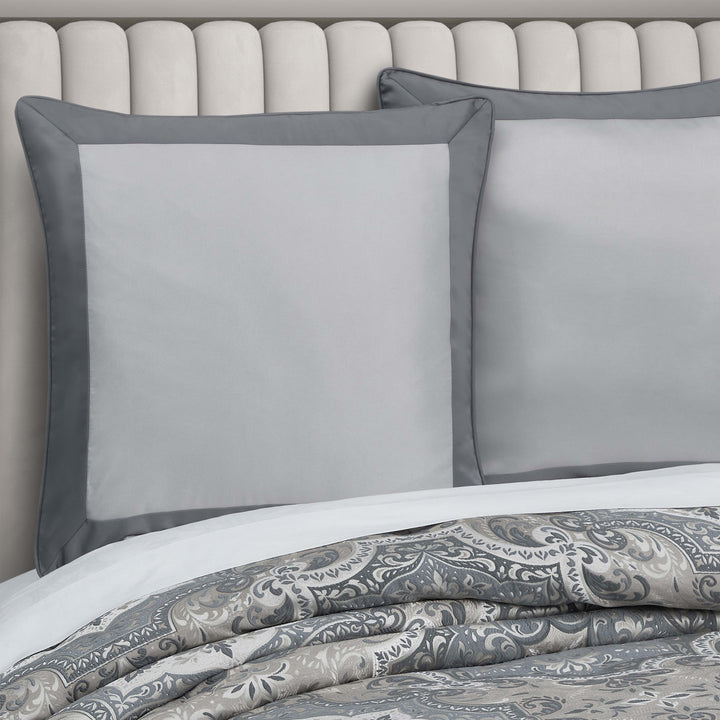 Lisbon Slate Euro Sham Euro Sham By J. Queen New York