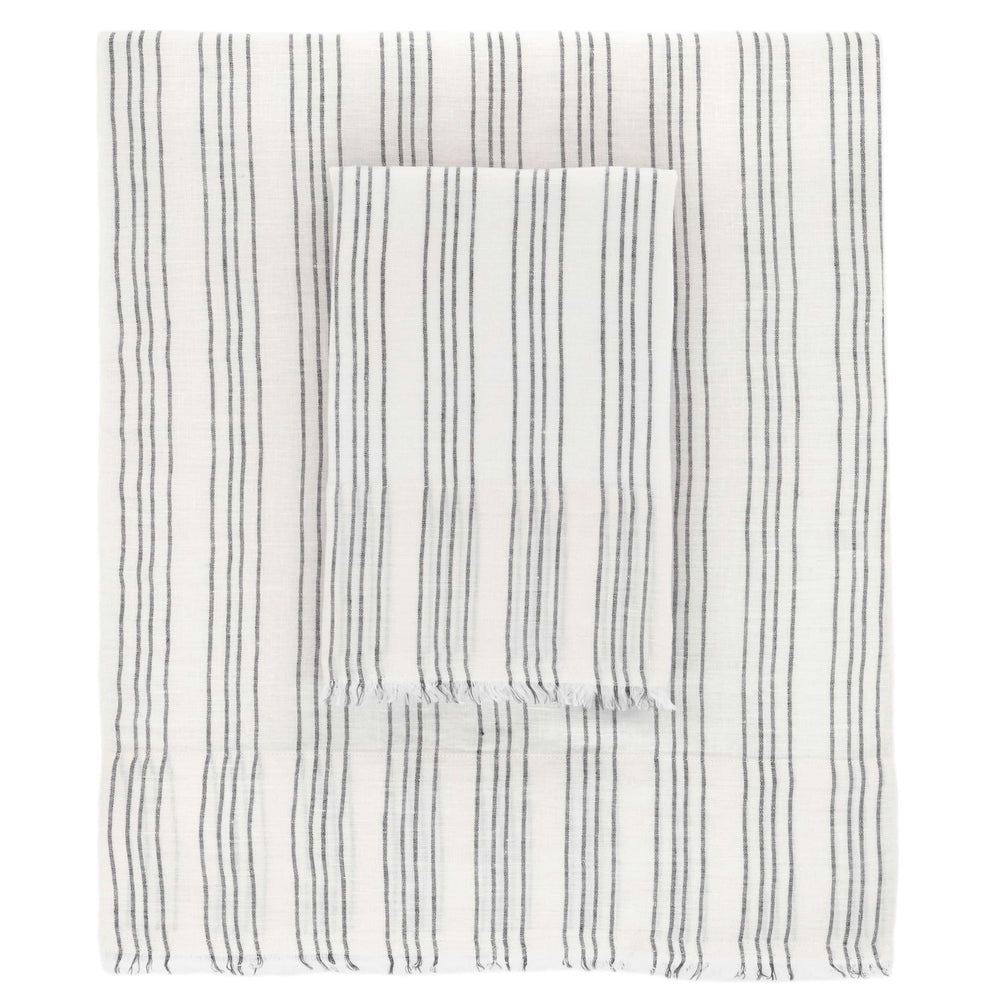 Lush Linen Stripe Sheet Set Sheet Sets By Annie Selke