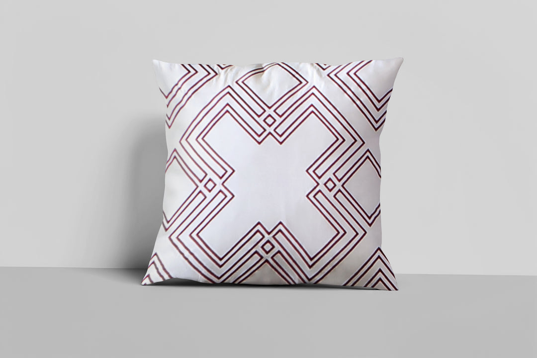 Bebejan Magenta Floral Square Decorative Throw Pillow - Final Sale Throw Pillows By US Office - Latest Bedding