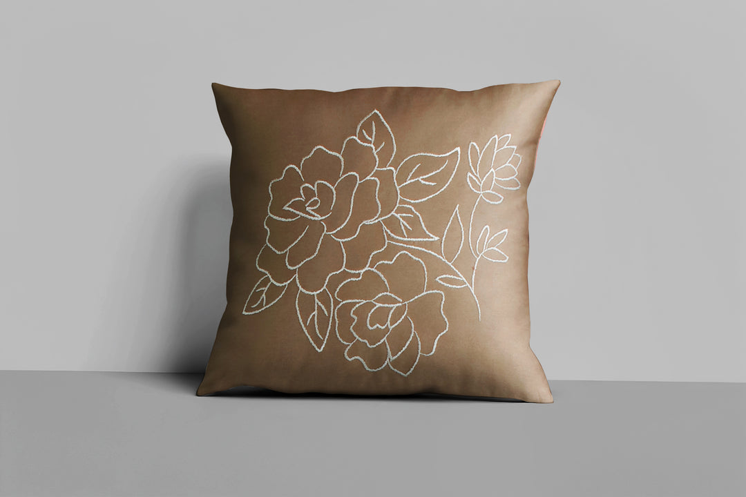Bebejan Magnolia Square Decorative Throw Pillow - Final Sale Throw Pillows By US Office - Latest Bedding