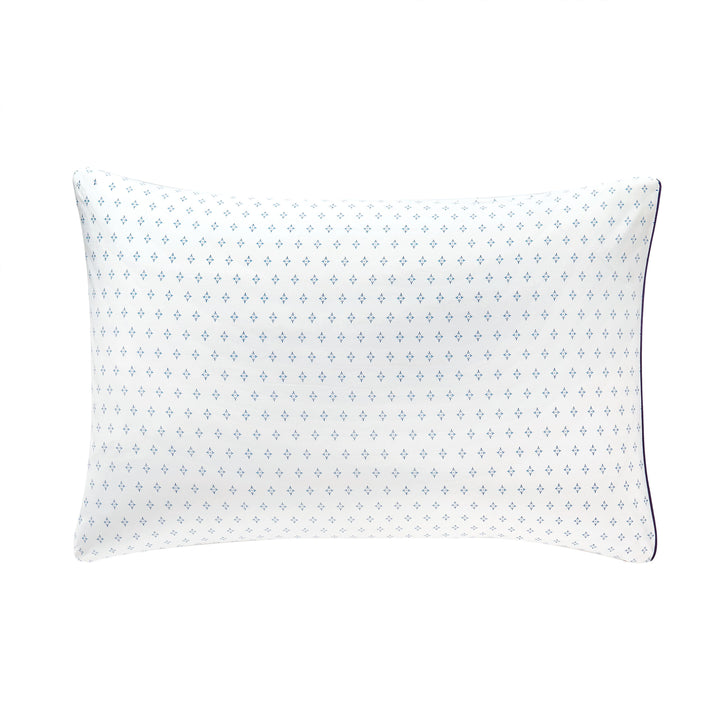 Malacca Blue on White Pillowcase Set Pillowcase By Anne de Solène