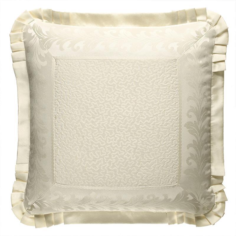 J Queen Marquis Ivory Euro Sham -Final SALE Euro Shams By US Office - Latest Bedding