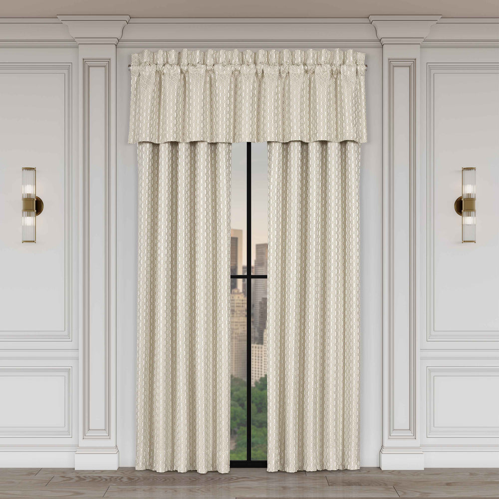 Metropolitan Ivory Straight Window Valance Window Valances By J. Queen New York