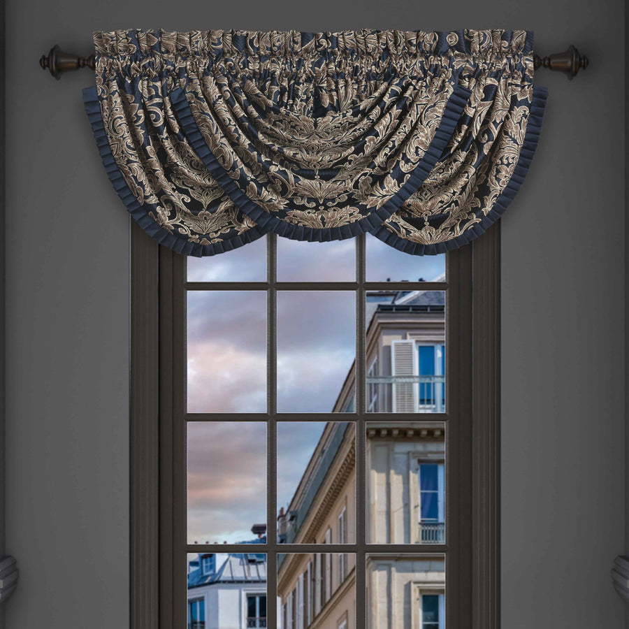 Monte Carlo Navy 4 Piece Comforter Set Latest Bedding