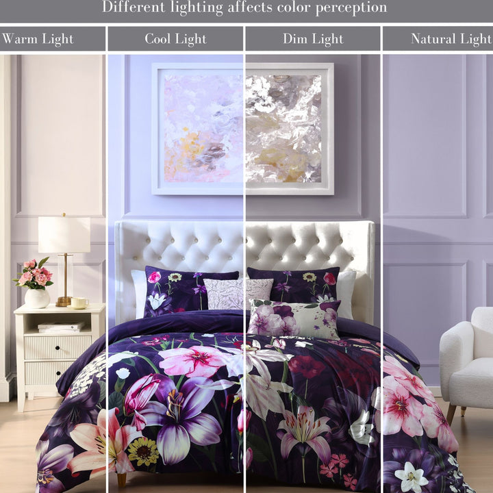 Bebejan Morning Glory 5 Piece Reversible Comforter Set Comforter Sets By Bebejan®