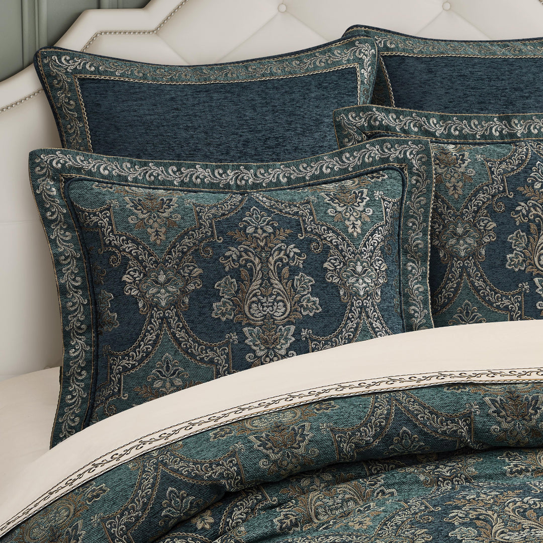 Nancy Teal 4 Piece Comforter Set
