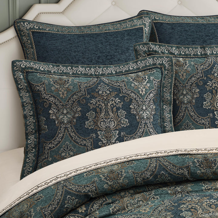 Nancy Teal 4 Piece Comforter Set