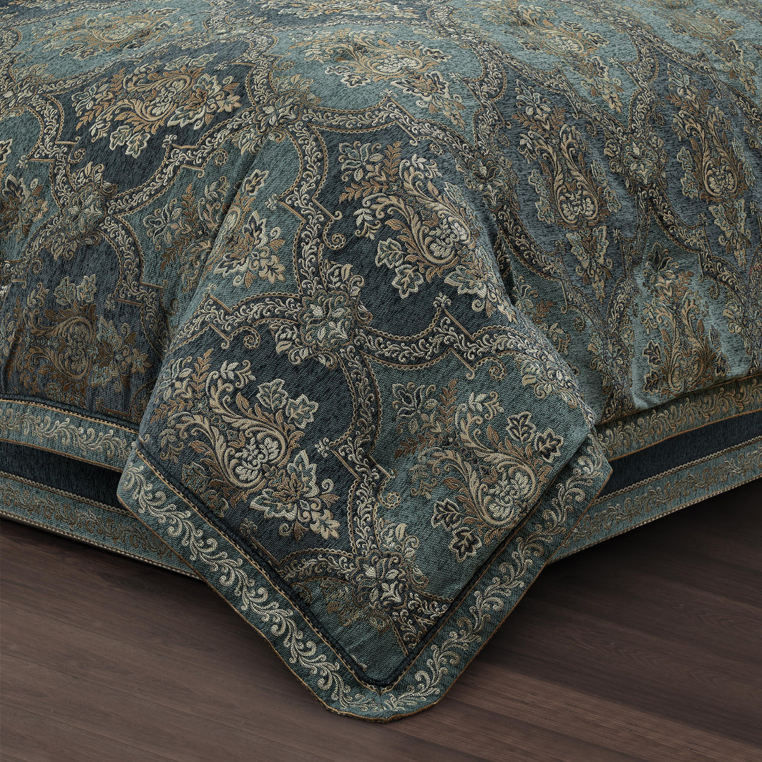 Nancy Teal 4 Piece Comforter Set