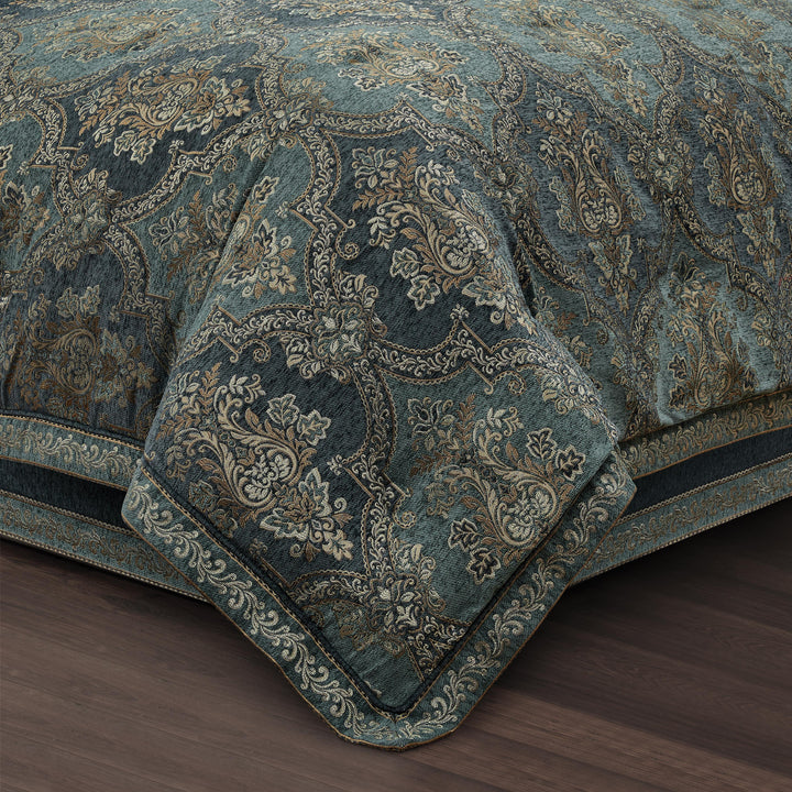 Nancy Teal 4 Piece Comforter Set