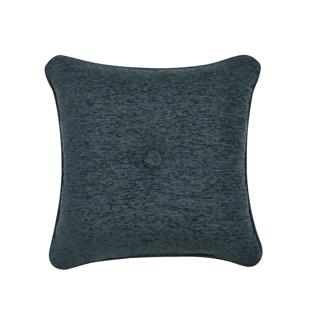 Nancy Teal Square Decorative Throw Pillow 18" x 18"