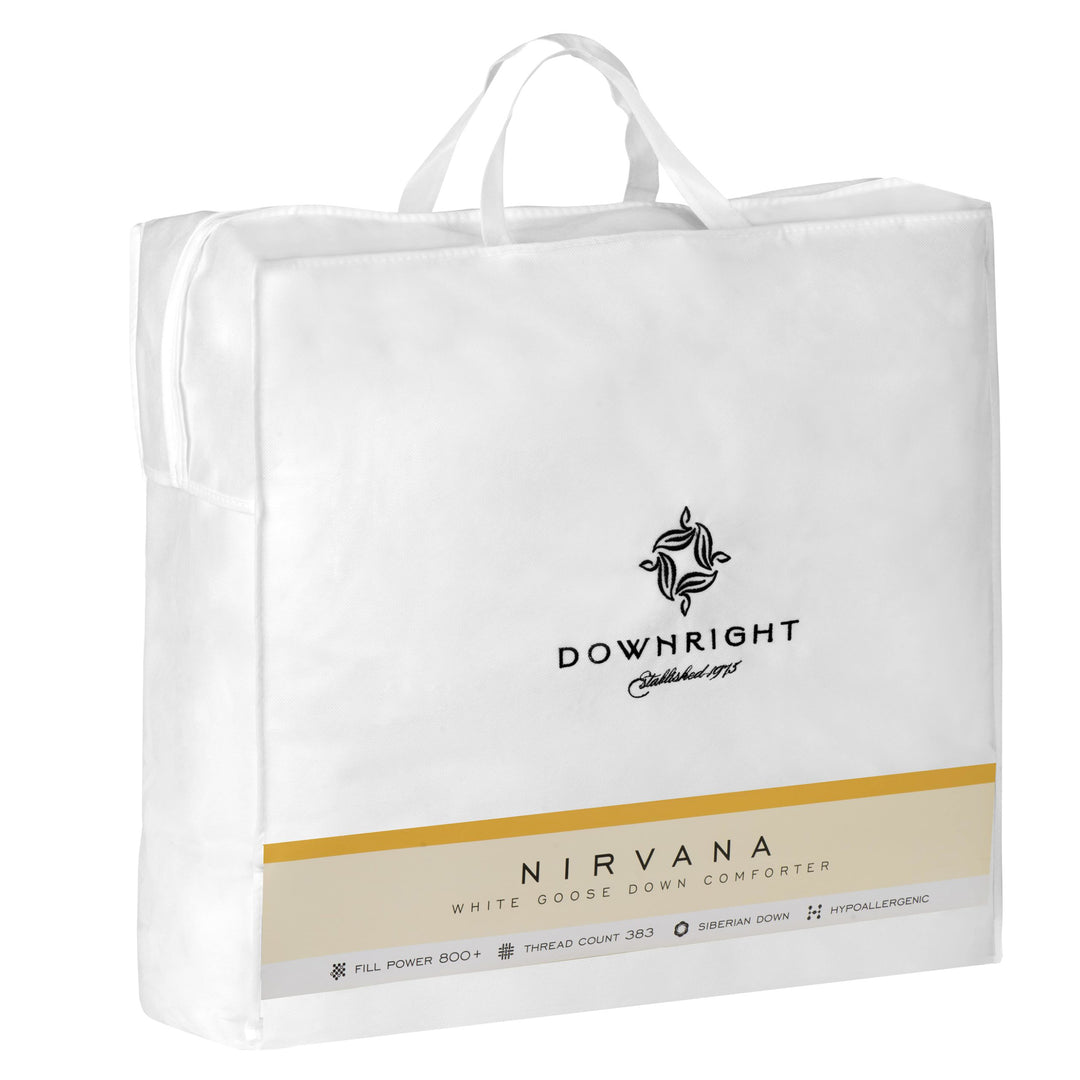Nirvana 700+ Hypoallergenic Polish White Goose Down Comforter Duvet Insert By Downright