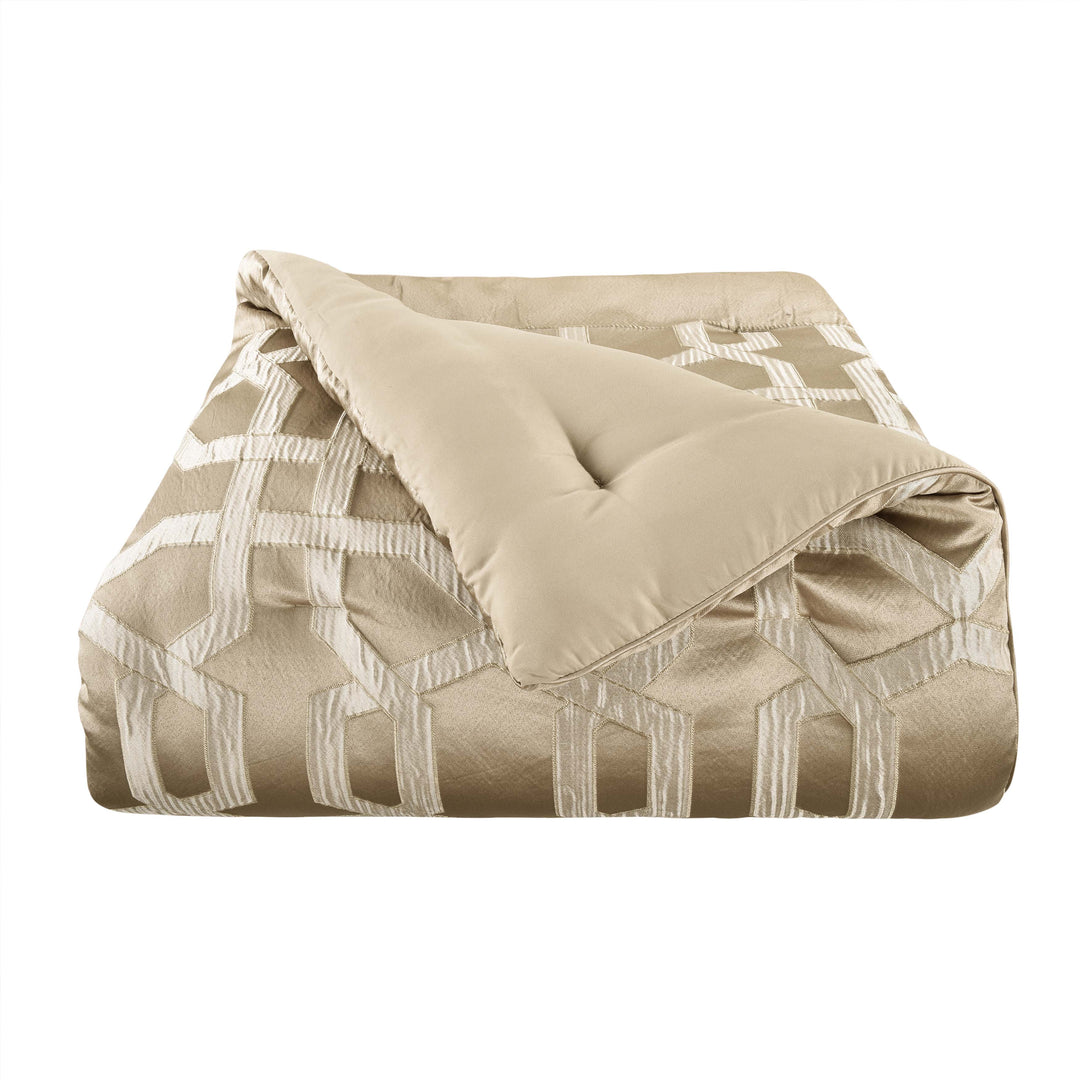 Olympus Sand 3 Piece Comforter Set Comforter Sets By J. Queen New York