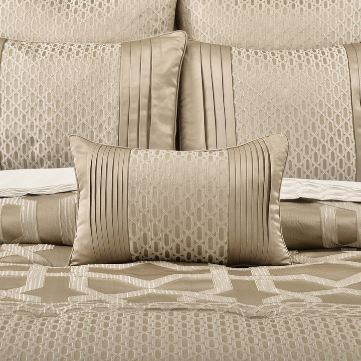 Olympus Sand Boudoir Decorative Throw Pillow 19" x 13" Throw Pillows By J. Queen New York