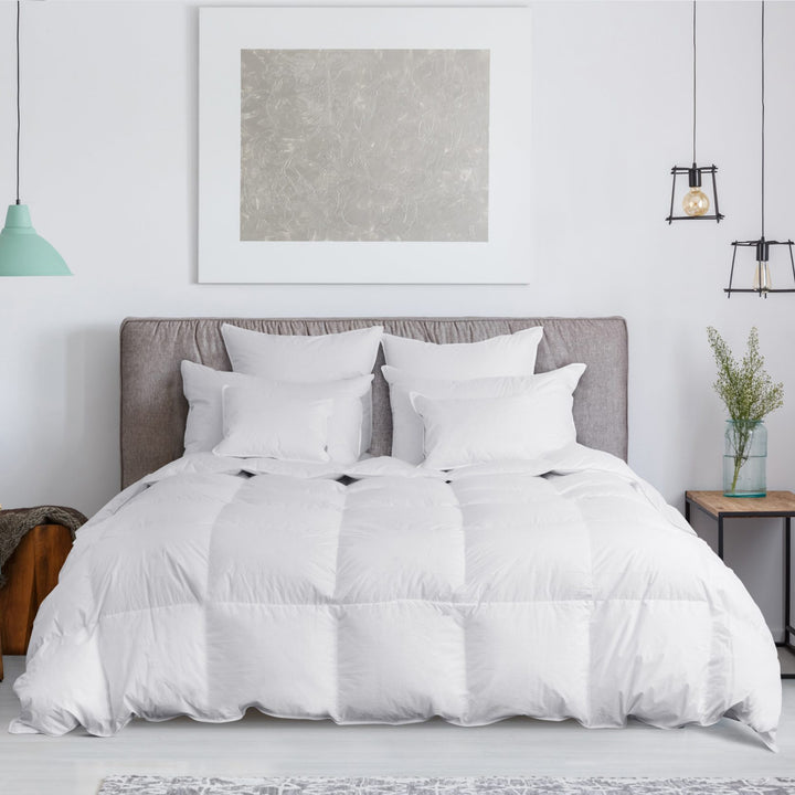 Organa 650+ Hypoallergenic Hungarian White Goose Down Comforter Duvet Insert By Downright
