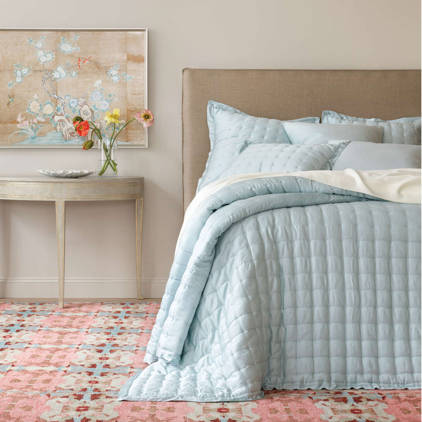 J Queen Alexis Powder Blue 4Piece Comforter Set Latest Bedding