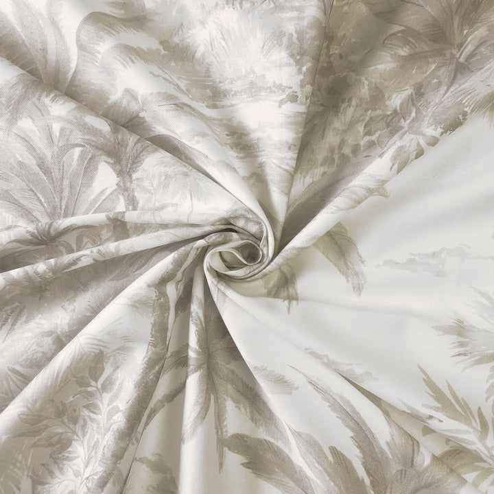 Palmora Toile Mushroom 8 Piece Duvet Cover Set Duvet Covers By Colcha Linens