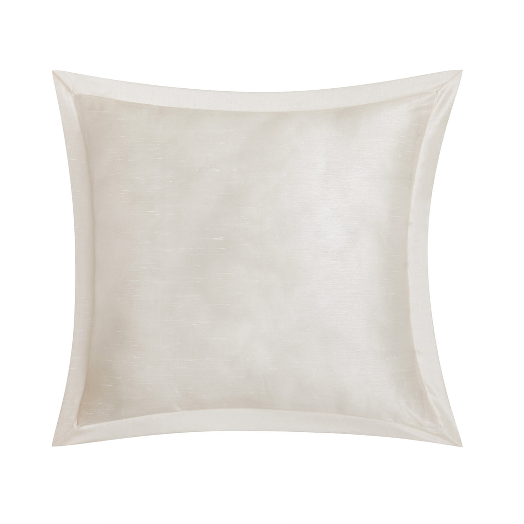 Paloma Ivory Square Decorative Throw Pillow 16" x 16"