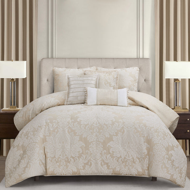 Paloma Ivory 3 Piece Comforter Set
