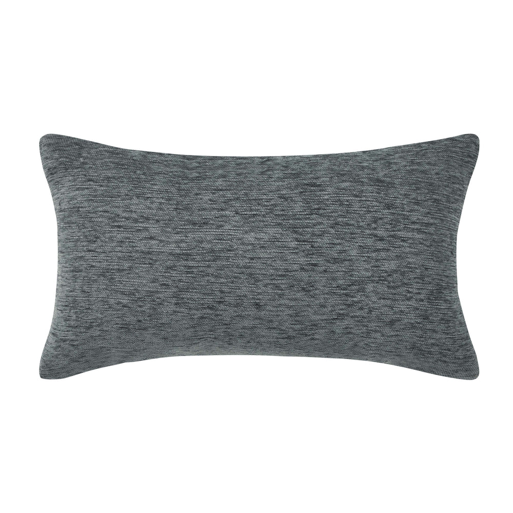 Parallel Slate Boudoir Decorative Throw Pillow 21" x 12" Throw Pillows By J. Queen New York